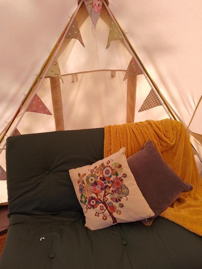 6M Emperor Tent Near Whitby With Log Burner Liverton Exterior foto